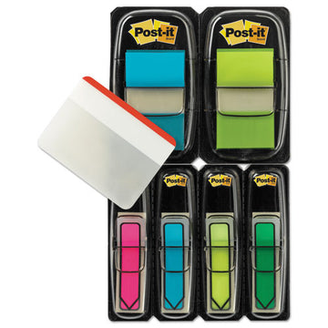 Post-it® Flags Page Flag Value Pack, Assorted, 96 1-2" Arrow, 100 1" Flags, 12 2" Filing Tabs freeshipping - TVN Wholesale